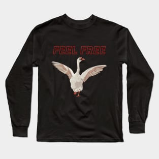 Goose feels free Long Sleeve T-Shirt